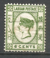 Labuan - North Borneo 1892 Mint Stamp MH - North Borneo (...-1963)