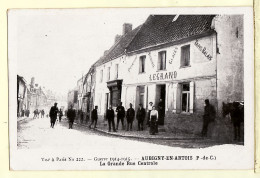 18895 / AUBIGNY En ARTOIS Vitrier Peintre LEGRAND GRANDE RUE CENTRALE 1913 Visa HURET 222 -Pas De Calais 62 - Aubigny En Artois
