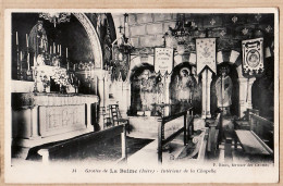 18583 / Edition F.ROUX Fermier Des Grottes N°14 - LA BALME Grottes Isère Intérieur De La CHAPELLE 1910s Etat PARFAIT-MIN - La Balme-les-Grottes