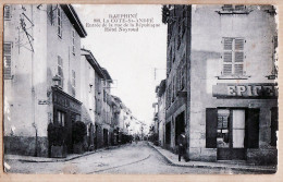 18597 / LA COTE Saint St ANDRE Epicerie & Hotel NOYROUD Entrée Rue République 25.08.1917 Photo Edit GAUDE 908 - La Côte-Saint-André