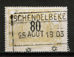 Chemins De Fer TR 24, Obliteration Centrale Nette SCHENDELBEKE, RARE - Other & Unclassified