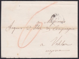 Suisse   .  Yvert  .   Lettre  (2 Scans)    .        O        .      Oblitéré - ...-1845 Voorlopers