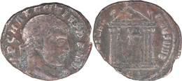 ROME - Follis - MAXENCE - Rome Dans Temple - Rome (RBS) - RIC.210 - 18-140 - La Tétrarchie (284 à 307)