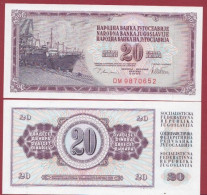 Yougoslavie-- 20 Dinara --1978    ---UNC --(351) - Jugoslavia