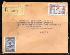 CC276 - ALGERIE - LETTRE RECOMMANDEE DE CONSTANTINE DE 1968 POUR METZ - Algeria (1962-...)