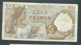 FRANCE Billet 100 Francs Sully   DE 21/09/1939 DE - S.1085 799 Laura 6123 - 100 F 1939-1942 ''Sully''