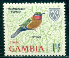 1966 Birds,The Red-throated Bee-eater (Melittophagus Bullocki) ,Gambia,212,MNH - Zangvogels