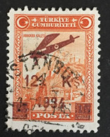 1934 Turkey - Ankara - Istambul , Airmail Line - Used - 1934-39 Sandjak D'Alexandrette & Hatay