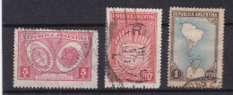 Argentine YT° 385 + 386 + 321-322 - Used Stamps