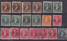 Argentine YT° 94-109 - Used Stamps