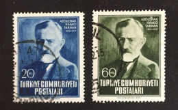 1952 Turkey - Abdulhak Hamit Tarhan , Birth Centenary - Used - Used Stamps