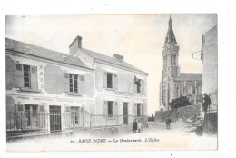 BASSE INDRE - 44 - La Gendarmerie - L'Eglise  - TOUL 3 - - Basse-Indre