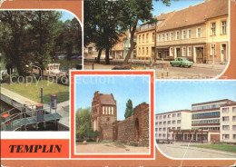 72393527 Templin Schleuse Markt Stadtmauer Wieckturm Prenzlauer Tor  Templin - Templin