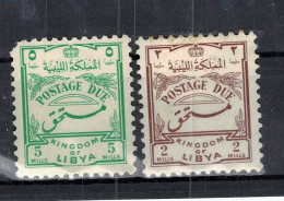 CHCT81 - Postage Due Stamps, MH, 1952, Libya - Libyen