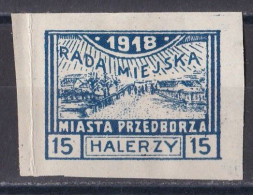 Pologne - Poste Locale Przedborz  Mi N ° 17  Neuf *  ( Timbre Non Dentelé Non Utilisé ) Possible Faux - Unused Stamps