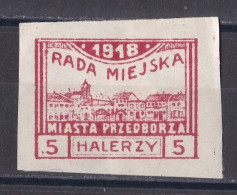 Pologne -  Poste Locale Przedborz  Mi N ° 15  Neuf * ( Timbre Non Dentelé )  Possible Faux - Unused Stamps