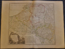 Pay-Bas Catholiques 1751 Sr. Robert Benelux Groß! Belgien Lux - Cartes Géographiques