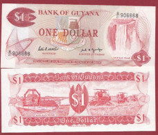 Guyana-- 1 Dollar --1989   ---UNC --(372) - Guyana