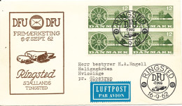 Denmark Special Cover Ringsted Sjaellands Tingsted 16-9-1962 With Cachet - Brieven En Documenten