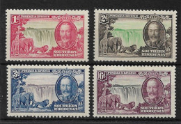 SOUTHERN RHODESIA 1935 SILVER JUBILEE SET SG 31/34 LIGHTLY MOUNTED MINT Cat £30 - Southern Rhodesia (...-1964)