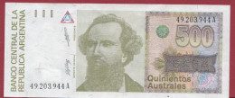 Argentine-- 500 Australes  --1990   ---UNC --(376) - Argentine