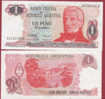 Argentine-- 1 Peso --1983/1985   ---UNC --(377) - Argentinien