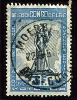 Congo Moerbeke Oblit. Keach 9.1-Dmyt Sur C.O.B. 298 Le 22/03/1951 - Gebraucht