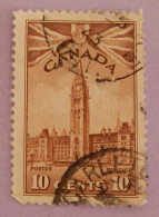 CANADA YT 213 OBLITÉRÉ "LE PARLEMENT" ANNÉES 1943/1948 - Oblitérés