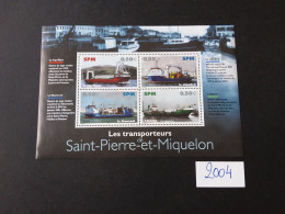 SAINT PIERRE ET MIQUELON 2004**  - MNH - Neufs