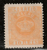 MACAO - N°2 * (1884) 10r Ocre - Neufs