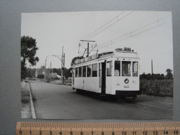 Photo Cliché J. BAZIN - Entre Baudour Et Quaregnon - Tram - Tramway - Ligne 5 - Quaregnon