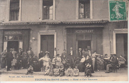 LANDES - EUGENIE LES BAINS - Hôtel Et Café DELHOSTE    PRIX FIXE - Cafés