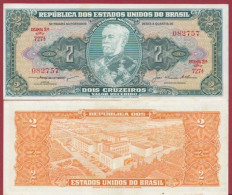 Brésil-- 2 Cruzeiros  --1956   ---UNC --(392) - Brasil