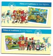 2011-N°566/589 Neuf** FETES ET TRADITIONS DE NOS REGIONS - Les 2 Carnets Complets - SUP - - Markenheftchen