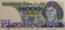 POLAND 1000 ZLOTYCH 1982 PICK 146c UNC - Poland