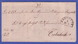 Bayern Vorphila-Brief Mit Halbkreisstempel BAYREUTH Nach Kulmbach 1845 - Other & Unclassified