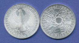 Bundesrepublik 10DM Silber-Gedenkmünze 1989, 40 Jahre Bundesrepublik - 10 Mark