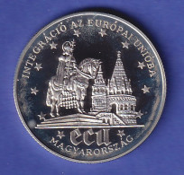 Ungarn Silbermünze 500 Forint Europäische Integration 1994 PP - Hungary