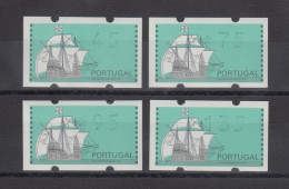 Portugal 1993 ATM Nau Mi-Nr. 7Z1 Satz 45-75-95-135 **  - Vignette [ATM]