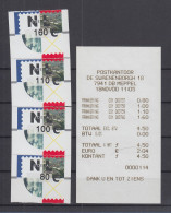 Niederlande ATM Mi.-Nr. 2.3 Typ HYTECH Satz 80-100-110-160 ** Mit AQ Meppel  - Autres & Non Classés