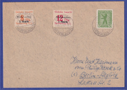 Lokalausgaben Spremberg 1946 Mi.-Nr. 19-20 B Als MiF Auf Brief Nach Berlin - Storia Postale