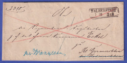 Preußen Brief Mit Rechteckstempel HALBERSTADT, 1855 - Otros & Sin Clasificación