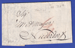 Österreich Geschäftsbrief Mit Zweizeiler VENEZIA 1831 - ...-1850 Prephilately