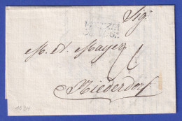 Österreich Geschäftsbrief Mit Zweizeiler VENEZIA Vom Jahre 1834 - ...-1850 Vorphilatelie