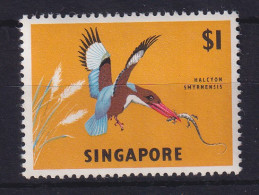 Singapur 1963 Eisvogel Mi.-Nr. 66 X Postfrisch ** - Singapur (1959-...)