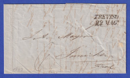 Österreich Geschäftsbrief Mit Zweizeiler TREVISO 1849 - ...-1850 Prephilately