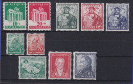 Bizone Sondermarken-Ausgaben Mi.-Nr. 101-110  Kpl. Postfrisch **  - Mint