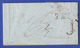 Österreich Geschäftsbrief Mit Zweizeiler TREVISO 1841 - ...-1850 Prephilately