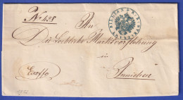 Österreich Dienstbrief Mit Steueramtsstempel SILLIAN 1852 - ...-1850 Prefilatelía