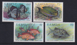 Samoa I Sisifo 1993 Mi.-Nr. 746-749 Postfrisch ** / MNH Fische - Samoa